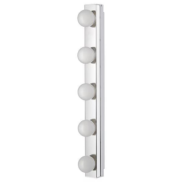 2x Led-wandlamp, roestvrij staal 2 delen (10 ledlampen) !, Huis en Inrichting, Lampen | Spots, Nieuw, Plafondspot of Wandspot