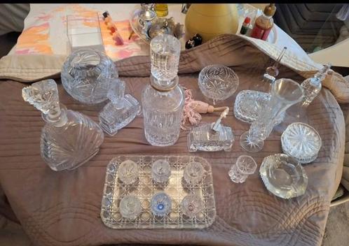 Set van echte kristallen containers. Perfecte conditie, Antiek en Kunst, Antiek | Glaswerk en Kristal, Ophalen