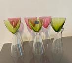 Rarissime 6 verres Val- Saint-Lambert  Gering (H14 cm), Ophalen