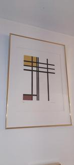 Genummerde lithografie van Piet Mondriaan met certificaat, Antiek en Kunst, Ophalen of Verzenden