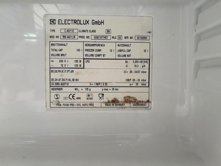 Absorptie koelkast, Caravans en Kamperen, Mobilhome-accessoires, Gebruikt, Ophalen