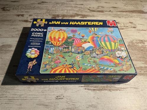 Jan van Haasteren - Het ballon festival - 2000 stuks - p008, Hobby & Loisirs créatifs, Sport cérébral & Puzzles, Comme neuf, Envoi