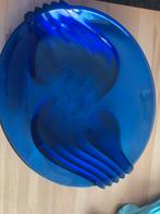 Arcoroc vintage kobaltblauwe schaal, Ophalen, Zo goed als nieuw, Schaal