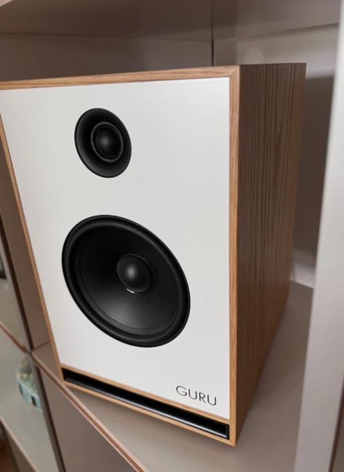 Guru Audio Junior Eik afwerking voor installatie dichtbij ee, Audio, Tv en Foto, Luidsprekerboxen, Zo goed als nieuw, Ophalen of Verzenden