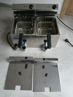 euromax  friteuse 2x 8 liter, Elektronische apparatuur, Frituurpannen, 4 liter of meer, Ophalen of Verzenden, Gebruikt, Uitneembare binnenpan