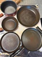 Tefal pannen, Huis en Inrichting, Keuken | Potten en Pannen, Ophalen, Overige materialen, Gebruikt, Keramische plaat