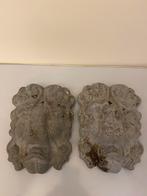 Binnen - buiten 2 ornamenten van gezicht God Zeus 20 x 16 cm, Maison & Meubles, Accessoires pour la Maison | Décorations murale