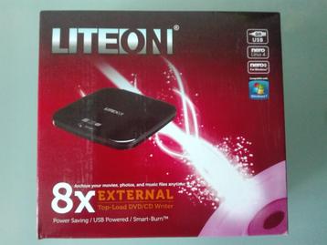 Liteon portable externe dvd (nieuw), Neuf, Externe, Dvd, MacOS