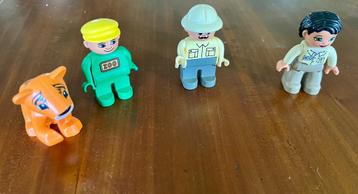 Lego Duplo- Lot 4 personnages ZOO-Parfait Etat-Collector