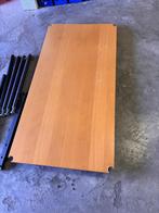 Bureau (Bois + Métal) + Meuble rangement, Maison & Meubles, Enlèvement, Réglable en hauteur, Utilisé, Bureau