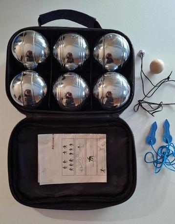 Petanque - set met 6 boules beschikbaar voor biedingen