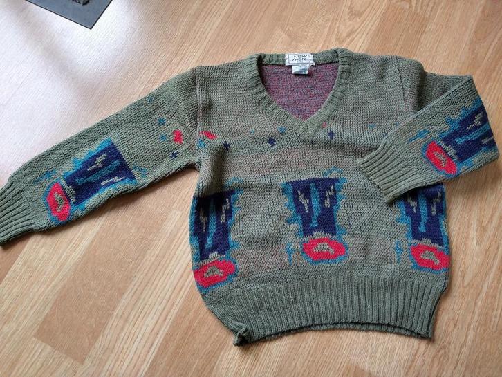 Vintage jongens trui retro 104, Kinderen en Baby's, Kinderkleding | Maat 104, Nieuw, Verzenden