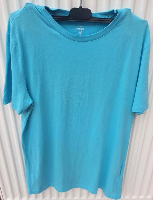 2 t-shirten : blauw en licht groen van C&A maat S, Kleding | Heren, T-shirts, Zo goed als nieuw, Maat 46 (S) of kleiner, Blauw