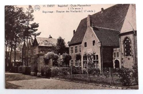 postkaart Diest - "Begijnhof - Oude-Mannenhuis", Verzamelen, Postkaarten | België, Ongelopen, Vlaams-Brabant, Verzenden