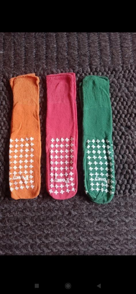 3 paar Antislip sokken Posey, Kleding | Dames, Sokken en Kousen, Zo goed als nieuw, Sokken en Kniesokken, Maat 35 t/m 38, Overige kleuren