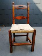 STOELEN in massief Afrikaanse notelaar, Huis en Inrichting, Ophalen, Gebruikt, Bruin, Vijf, Zes of meer stoelen