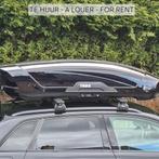 Dakkoffer thule motion XT L met 450l inhoud TE HUUR, Auto diversen, Dakkoffers, Ophalen