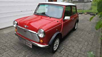 Mini Cooper 1300cc carbu de 1991 dans un état proche du neuf, Autos, Rouge, Achat, Boîte manuelle, 1300 cm³