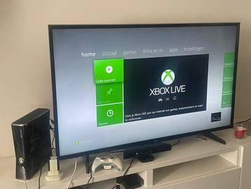 Complete x-box, kinect, 4 controlers, batterijen, laders …, Enlèvement ou Envoi, Comme neuf, 250 GB