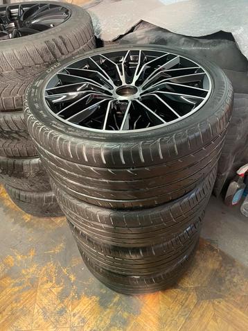 Bmw velgen met banden M+S  18 inch/ breedset/velgen/5x120 beschikbaar voor biedingen