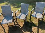 3 tuinstoelen, Tuin en Terras, Tuinstoelen, Ophalen, Zo goed als nieuw, Kunststof