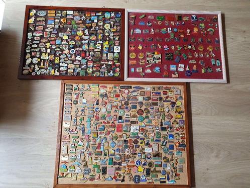 Lot d environ 500 anciens pin's, Collections, Broches, Pins & Badges, Comme neuf, Insigne ou Pin's, Enlèvement