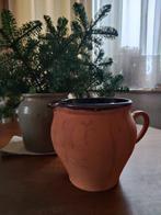 Oude keramische gekonfijte pot, Antiek en Kunst, Antiek | Keramiek en Aardewerk, Ophalen of Verzenden