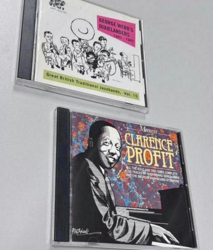 2X CD Clarence Profit - Great British Traditional Jazzbands, Cd's en Dvd's, Cd's | Jazz en Blues, Zo goed als nieuw, Jazz, Ophalen of Verzenden
