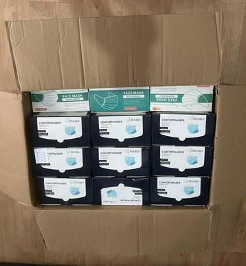 Mondmaskers lot beschikbaar voor biedingen