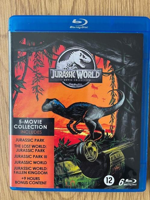 Jurassic World Jurassic Park Blu Ray NL 5 movie collection, CD & DVD, Blu-ray, Comme neuf, Envoi