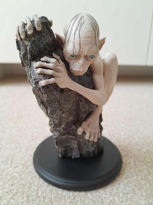 Rare Statue Gollum seigneur des anneaux - Parfait état, Collections, Lord of the Rings, Comme neuf, Statue ou Buste, Enlèvement