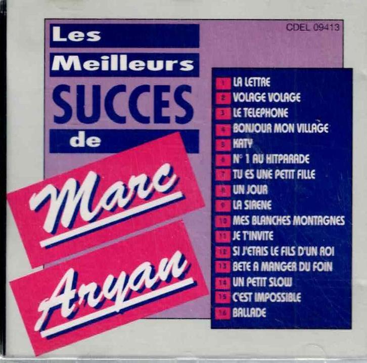 cd   -   Marc Aryan – Les Meilleurs Succes de Marc Aryan, Cd's en Dvd's, Cd's | Overige Cd's, Ophalen of Verzenden