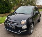 Fiat 500 1.0 Hybride Dolcevita Eind 2022/CarPlay/Garantie, Auto's, Fiat, Voorwielaandrijving, Leder en Stof, Zwart, Bedrijf