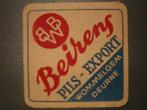 *Tapis à bière Beirens Wommelgem 3 : R/F : 95 x 95 mm, Enlèvement ou Envoi, Utilisé, Sous-bock