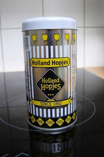 Blikken cilindervormig doosje  HOLLAND HOPJES    ZGAN