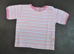 F45. T-shirt ligné 100 % coton pour fille taille 68, Meisje, Ophalen of Verzenden, Zo goed als nieuw, Overhemdje of Bloesje
