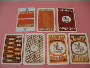 7 joker speelkaarten Cigarettes Caballero (166) beschikbaar voor biedingen