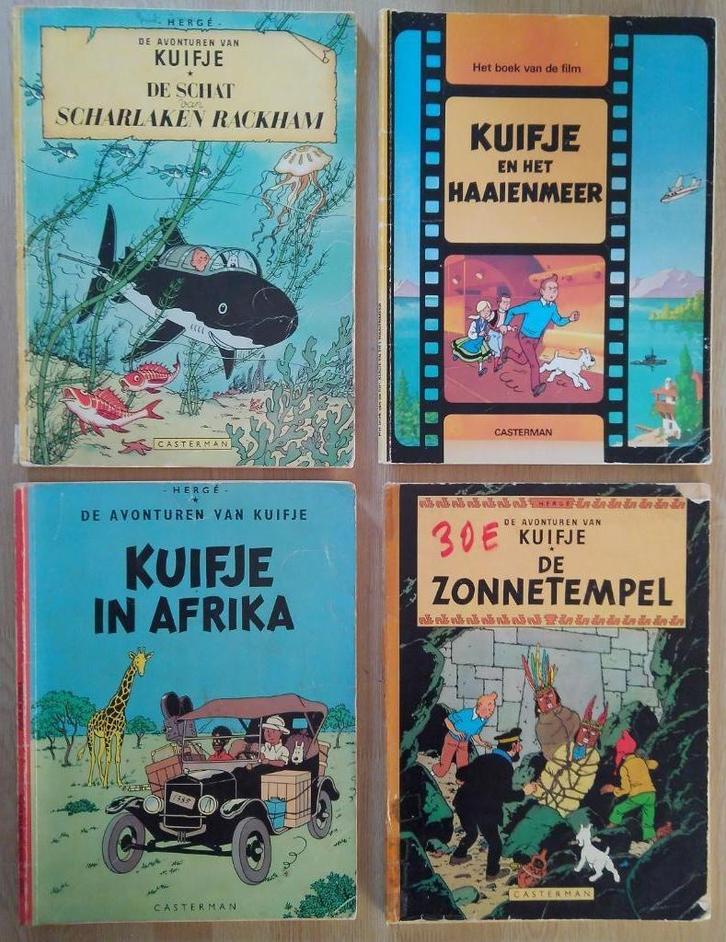 Kuifje, Boeken, Stripverhalen, Gelezen, Meerdere stripboeken, Ophalen of Verzenden