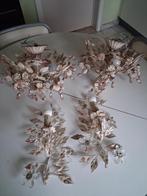 Luchter en wandapplique 2x2 stuks, Huis en Inrichting, Lampen | Kroonluchters, Ophalen, Gebruikt, Franse stijl.