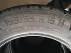 195/55r15 continental 2stuks 80€ met montag 19555r15 1955515, Ophalen of Verzenden