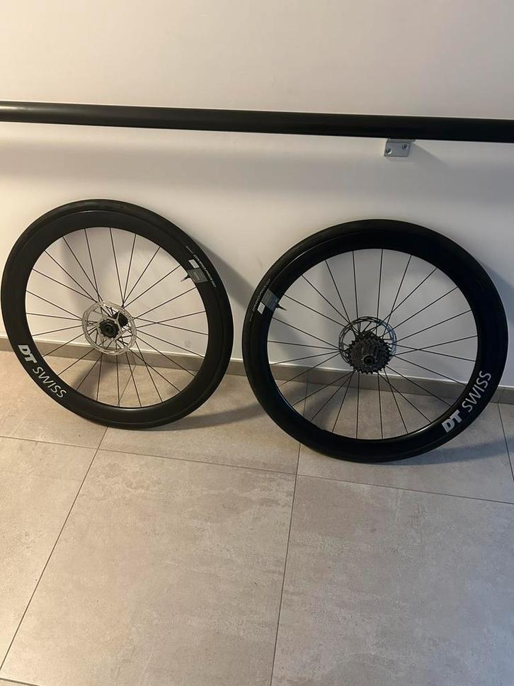 DT Swiss ERC 1400 carbon wielen, Fietsen en Brommers, Fietsonderdelen, Zo goed als nieuw, Racefiets, Ophalen of Verzenden