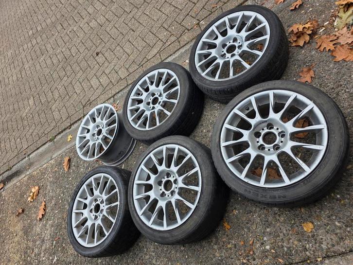 ORIGINELE 18" BMW MOTORSPORT VELGEN, Auto-onderdelen, Banden en Velgen, Velg(en), 18 inch, Personenwagen, Gebruikt, Ophalen
