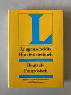 Langenscheidts Handwörterbuch Deutsch-Französisch-Deutsch, Livres, Dictionnaires, Enlèvement ou Envoi, Comme neuf, Verschillende