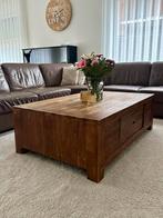 Salontafel in teakhout, Maison & Meubles, Tables | Tables de salon, Enlèvement, Utilisé, Teck