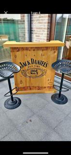 Jack Daniels handcrafted wood bar (exclusief stuk), Huis en Inrichting, Barren, Ophalen of Verzenden, Zo goed als nieuw