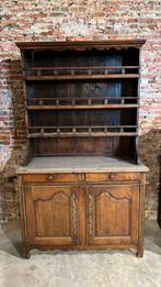 Vitrine  eiken kast, Antiek en Kunst, Antiek | Meubels | Kasten, Ophalen