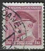 Tsjechoslowakije 1935 - Yvert 302 - President Masaryk (ST), Timbres & Monnaies, Timbres | Europe | Autre, Affranchi, Envoi, Autres pays
