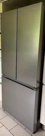 Amerikaanse koelkast inox dubbele deur. 1,5j oud. Nwp 1390, 60 cm of meer, Met aparte vriezer, 200 liter of meer, Gebruikt