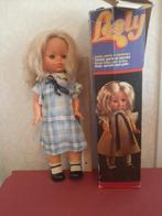 Vintage Lesly pop – zingt, praat en wandelt – originele doos, Verzamelen, Ophalen of Verzenden, Gebruikt, Pop