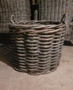 Grote rieten mand, Huis en Inrichting, Ophalen, Gebruikt, Mand